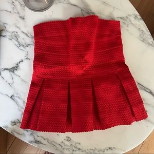 Free with any bundle - Flattering peplum tube top